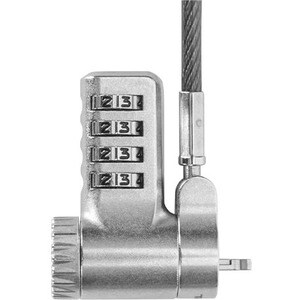 Targus DEFCON ASP96GL-S Cable Lock For Docking Station, Monitor, Notebook - 2 m Cable - Resettable - 4-digit - Patented T-
