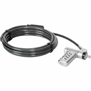 Targus DEFCON ASP96RGL Cable Lock For Monitor, Notebook, Docking Station, IP Phone - 1.98 m Cable - Resettable - 4-digit -
