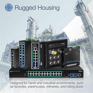 6-PORT INDUSTRIAL GIGABIT L2+ MANAGED POE++ DIN-RAIL SWITCH