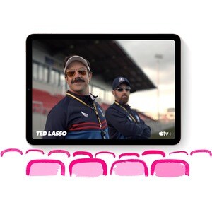 Apple iPad Air (5th Generation) A2589 Tablet - 10.9" - Apple M1 - 8 GB - 256 GB Storage - iPadOS 15 - 5G - Pink - M1 Octa-