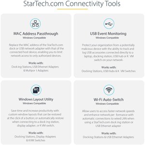 StarTech.com USB C Multiport Adapter, 4K 60Hz HDMI HDR10 Video, 3 Port 5Gbps USB-A Hub, 100W PD Pass-Through, GbE, SD/Micr
