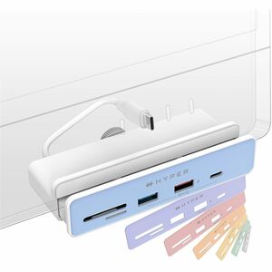 Hyper HD34A8 USB-Typ C Docking Station für Tablet, Desktop-PC, Smartphone - Ladefunktion - Speicherkartenleser - microSD, 