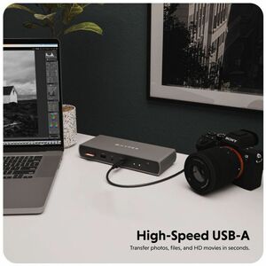 Targus HyperDrive Thunderbolt 4 Docking Station - Memory Card Reader - SD - 135 W - Thunderbolt 4 - 2 Displays Supported -