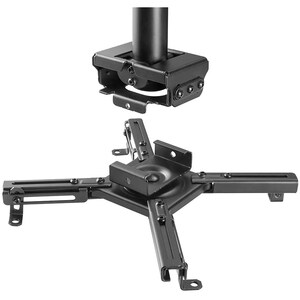 Neomounts by Newstar CL25-550BL1 Ceiling Mount for Projector - Black - Height Adjustable - 35 kg Load Capacity