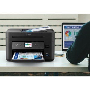 Epson® WorkForce® WF-2960 Color Inkjet All-In-One Printer - Copier/Fax/Printer/Scanner - 14 ppm Mono/7.5 ppm Color Print -