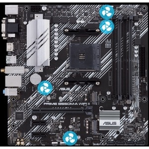 Asus Prime B550M-A WIFI II Desktop Motherboard - AMD B550 Chipset - Socket AM4 - Micro ATX - Ryzen 3, Ryzen 5, Ryzen 7, Ry