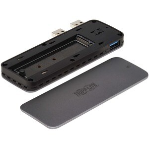 Tripp Lite series U357-1M2-NVMEG2 Drive Enclosure - USB 3.2 (Gen 2) Type A Host Interface - UASP Support External - Dark G