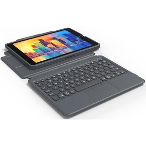 Tastiera ZAGG Pro KeysCon cavo/wireless Connettività - Proprietario Interfaccia - TouchPad - Italiano - Nero, Grigio - Blu