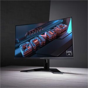 Gigabyte M32UC-SA 32" Class 4K UHD Curved Screen Gaming LCD Monitor - 16:9 - Black - 31.5" Viewable - Vertical Alignment (