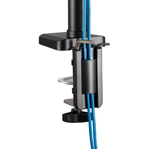 Neomounts DS70-750BL2 Mounting Arm for Monitor, Flat Panel Display - Black - Height Adjustable - 2 Display(s) Supported - 