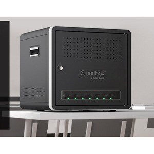 ALOGIC Smartbox Power Cube + 8 Bay USB-C Notebook & Tablet Stackable Charging Cabinet - Up To 14 Devices