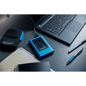 Kingston Vault Privacy 80 IKVP80ES/960G 960 GB Portable Solid State Drive - External - Smartphone, Desktop PC Device Suppo