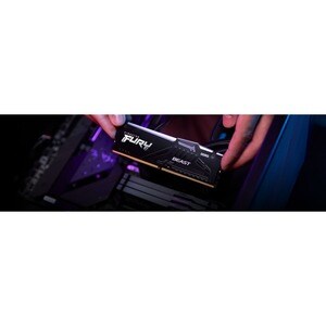Kingston FURY Beast Módulo RAM para PC Secretária, Placa-mãe - 32 GB (2 x 16GB) - DDR5-5600/PC5-44800 DDR5 SDRAM - 5600 MH