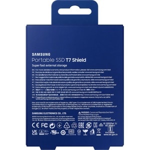Samsung T7 MU-PE1T0R/WW 1 TB Portable Rugged Solid State Drive - External - Blue - Desktop PC, MAC Device Supported - USB 
