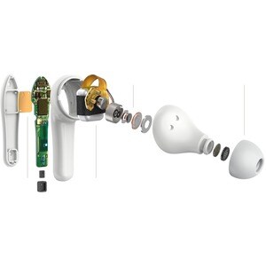 Belkin SOUNDFORM Nano True Wireless Ohrhörer Stereo Ohrhörerset - Weiß - Binaural - In-Ear - 1000 cm Reichweite - Bluetooth