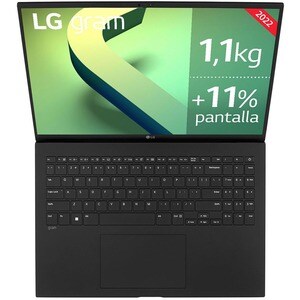 Portátil - LG gram 16Z90Q-G.AD78B 40,6 cm (16") - WQXGA - 2560 x 1600 - Intel Core i7 12a Gen i7-1260P - Plataforma Intel 
