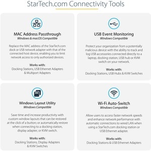 StarTech.com USB 3.1 Type C Docking Station for Notebook/Tablet/Monitor/Workstation/Desktop PC/Smartphone/Keyboard/Mouse/H