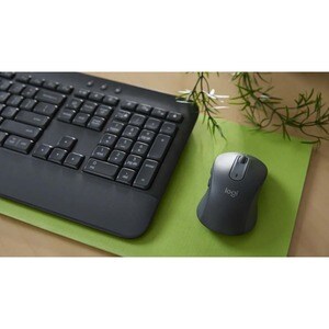 Logitech Signature MK650 Keyboard & Mouse - English (US) - USB Plunger Wireless Bluetooth/RF Keyboard - 118 Key - Keyboard