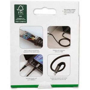 4smarts PremiumCord 1,50 m USB-C Datentransferkabel - Cable for Notebook, Tablet, Smartphone - 480 Mbit/s - Schwarz