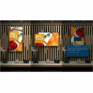 Samsung QHB Quantum Processor 4K Signage - 49.5" LCD - Vertical Alignment (VA) - 24 Hours/7 Days Operation - 3840 x 2160 -