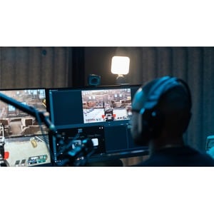 Logitech Litra Glow Videoleuchte - Monitor-Halterung, Stativ, Halterung