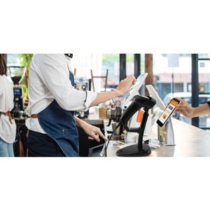 Handheld Barcode Scanner - Cable Connectivity - Black - Base Station/Charger - 510.54 mm Scan Distance - 1D, 2D - LED - Im