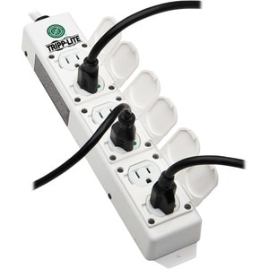 Eaton Tripp Lite Series Safe-IT UL 2930 Medical-Grade Power Strip for Patient Care Vicinity, 6 Hospital-Grade Outlets, Saf