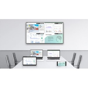 Samsung QM50B 50" LCD Digital Signage Display - 3840 x 2160 - 500 cd/m² - 2160p - USB - HDMI - Serial - Wireless LAN - Blu