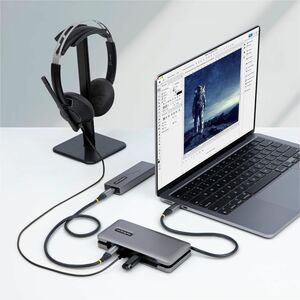 StarTech.com 4-Port USB-C Hub, USB 3.2 Gen 2, 10Gbps, 100W Power Delivery Pass-Through, 12.6in (32cm) Cable, Portable USB 