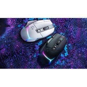 Logitech G G502 X PLUS Gaming Mouse - Radio Frequency - USB Type A - Optical - 13 Programmable Button(s) - Black - Cable/W