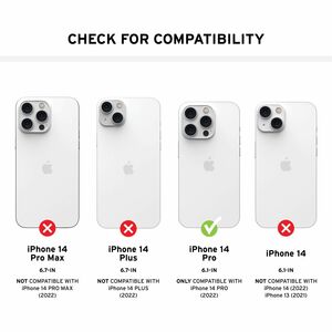 Urban Armor Gear Plasma iPhone 14 Pro Case - Ice - For Apple iPhone 14 Pro Smartphone - Hexagonal Design - Ice - Impact Re