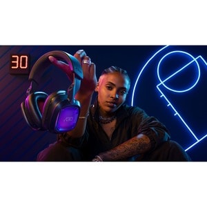 Astro A30 Wired/Wireless Over-the-head Stereo Gaming Headset - Navy Blue - Binaural - Circumaural - 1500 cm - Bluetooth/RF