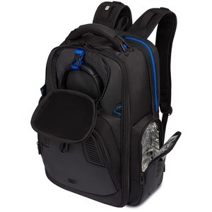 SwissGear ScanSmart 8121203410 Carrying Case (Backpack) for 17" Notebook - Black - Bump Resistant, Ding Resistant, Scratch