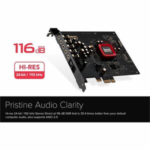 Creative Sound Blaster Z SE Sound Board - 24 bit DAC Data Width - 5.1 Sound Channels - Internal - Creative Sound Core3D - 