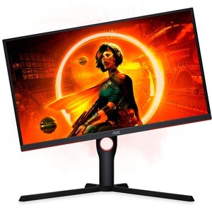 AOC 25G3ZM 25" Class Full HD Gaming LCD Monitor - 16:9 - Black, Red - 62.2 cm (24.5") Viewable - Vertical Alignment (VA) -