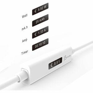j5create JUCP14 1,22 m USB-C Datentransferkabel - 1 - TAA-konform - Cable for Computer, Ladegerät, Telefon, Notebook, Tabl