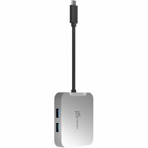 j5create Elite JCD391-N 5 Port(s) USB Type C Docking Station for Notebook, Keyboard, Mouse, Flash Drive, TV, MacBook - Cha