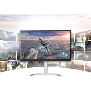 LG 32UP550N-W 32" Class 4K UHD Gaming LCD Monitor - 16:9 - 31.5" Viewable - Vertical Alignment (VA) - 3840 x 2160 - 1.07 B