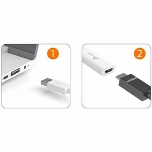 j5create JUA254 A/V Adapter - 1 - TAA Compliant - 1 × USB 3.0 Type A - Male - 1 x HDMI Digital Audio/Video - Female - 2048