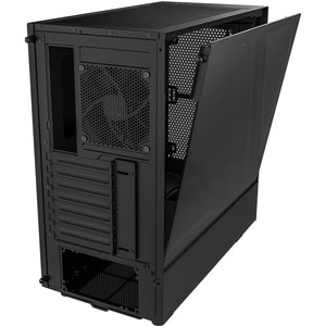 NZXT H5 Flow Gaming Computer Case - ATX Motherboard Supported - Galvanized Cold Rolled Steel (SGCC), Tempered Glass - Blac