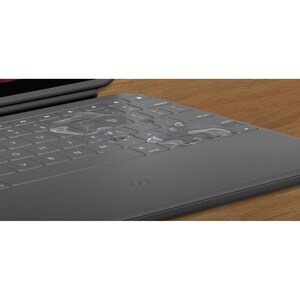 Logitech Rugged Folio Robust Tastatur/Cover (Folie) Apple, Logitech iPad (10. Generation) Tablet - Graphit - Sturzsicher, 