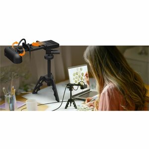 j5create JVU250 Webcam - 2 Megapixel - 30 fps - Black - USB 2.0 Type A - 1920 x 1080 Video - CMOS Sensor - Auto/Manual - 8