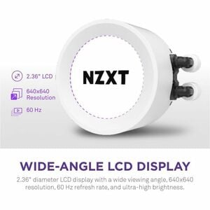 NZXT Kraken Elite 360 RL-KR36E-W1 Cooling Fan/Radiator/Water Block/Pump - Processor - 120 mm Maximum Fan Diameter - 3 x Fa