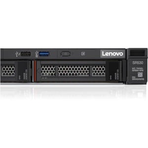 Lenovo ThinkSystem SR530 7X08A0BYAU 1U Rack Server - 1 x Intel Xeon Silver 4208 2.10 GHz - 16 GB RAM - 12Gb/s SAS, Serial 