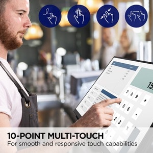 ViewSonic TD2465 24" Class LCD Touchscreen Monitor - 16:9 - 7 ms - 60.5 cm (23.8") Viewable - Projected Capacitive - 10 Po