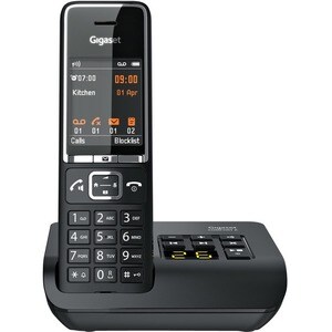 Gigaset COMFORT 550A DECT-Schnurlostelefon - Schwarz - Schnurlos - Schnurlos - 1 Telefonleitung(en) - 1 Mobilteil(e) - 1 G