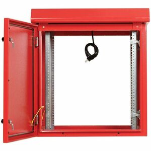 Eaton Tripp Lite Series SmartRack Industrial Enclosure - NEMA 3R, Wall Mount, Metal, Locking, Hinged Back, Fan With Therma