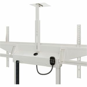 HAGOR Lift für Display - Weiß - Querformat - Höhenverstellbar - 2 Unterstützte(r) Display(s)Bildschirmgröße: 116,8 cm bis 
