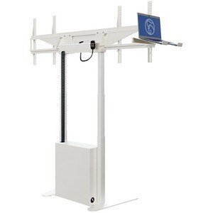 HAGOR Lift für Display - Weiß - Querformat - Höhenverstellbar - 2 Unterstützte(r) Display(s)Bildschirmgröße: 46 Zoll (116,