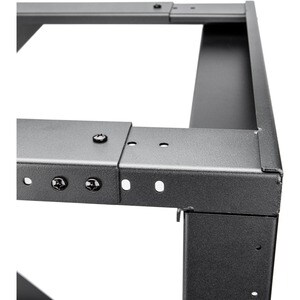 SolidRack 12U Wall Mount Rack - 2-Post Open Frame - Adjustable Depth 18-25.6" - Weight Capacity 85 lb (38.5kg) - For Audio